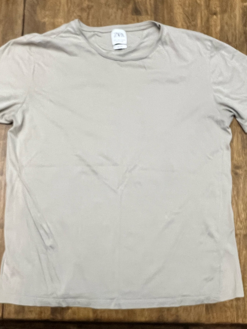 Zara Beige Short Sleeve Tee